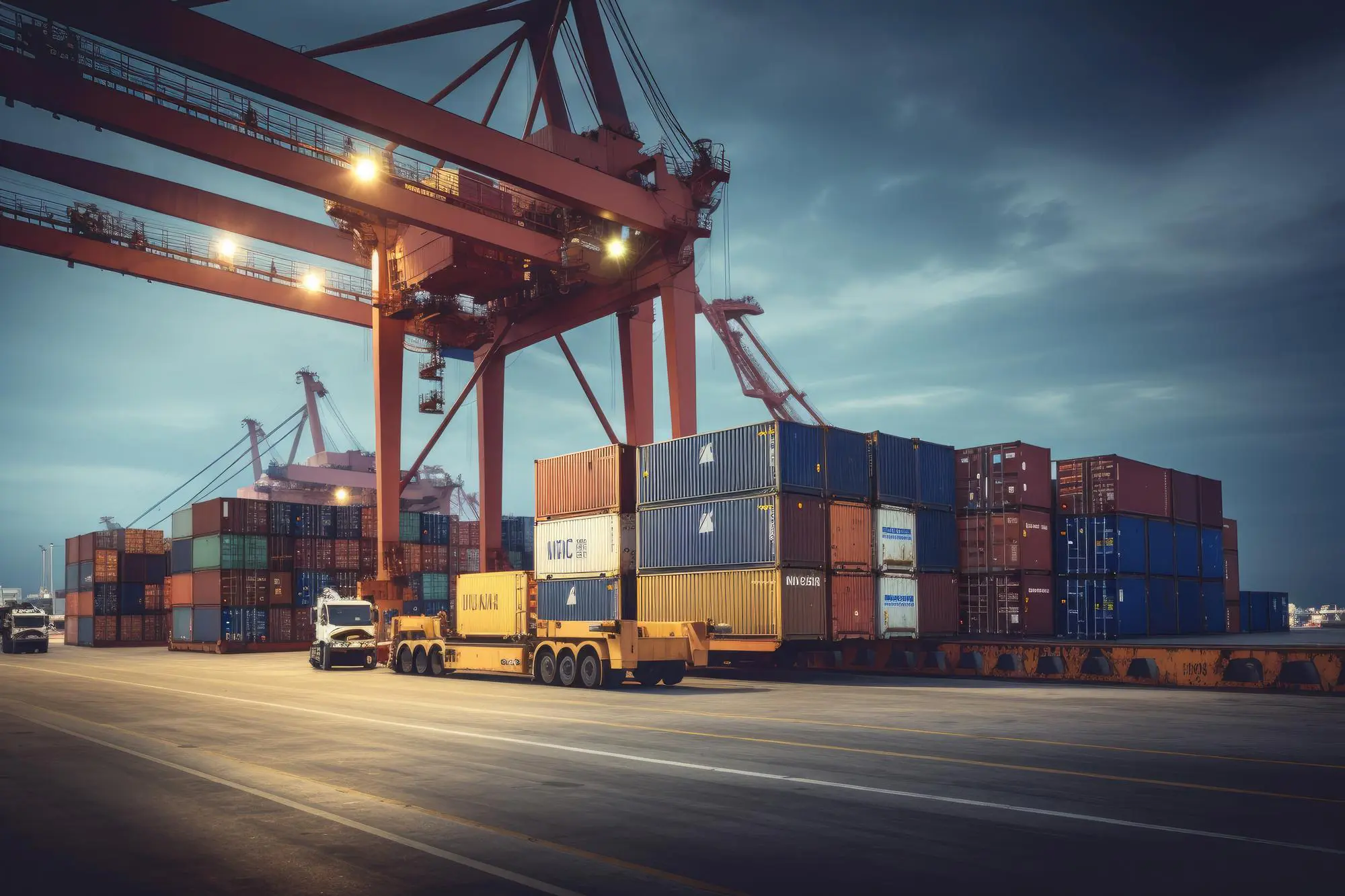 logistics-transportation-container-cargo-ship-cargo-plane-with-working-crane-bridge-shipyard-sunrise-logistic-import-export-transport-industry-background-ai-generative.webp